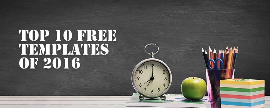 Top 10 Free Bootstrap Templates of 2016