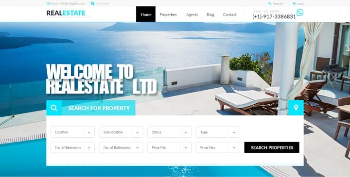 template real estate