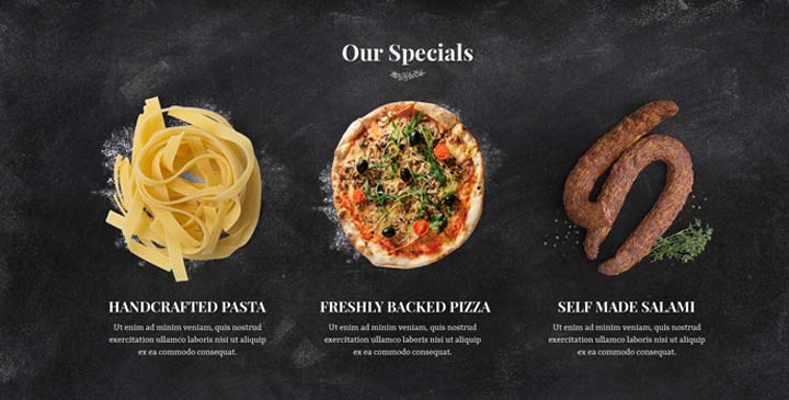 wordpress restaurant template