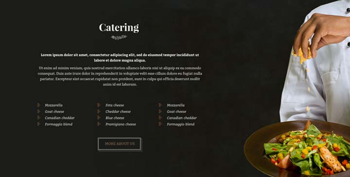 template restaurant