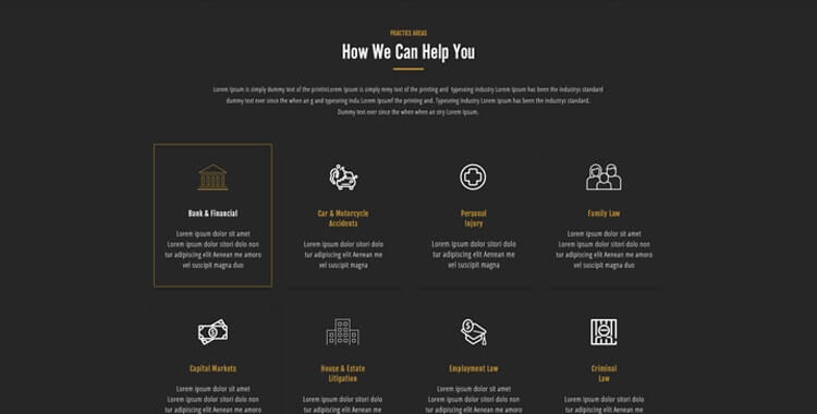 Lawyer bootstrap theme