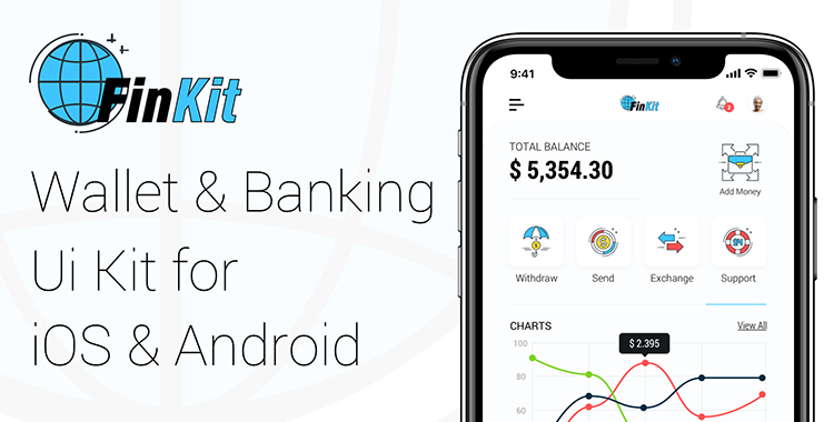FinKit - UI Kit for Mobile Application