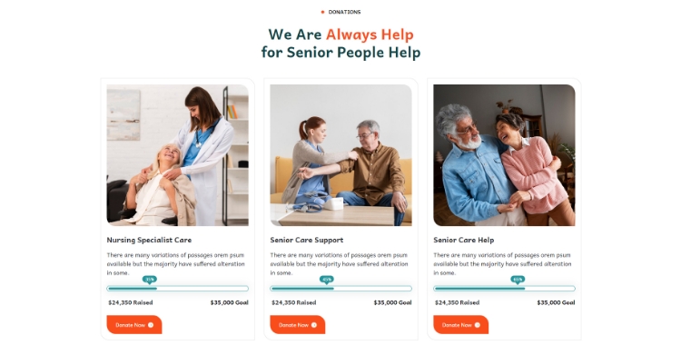 Elder Home Website Template