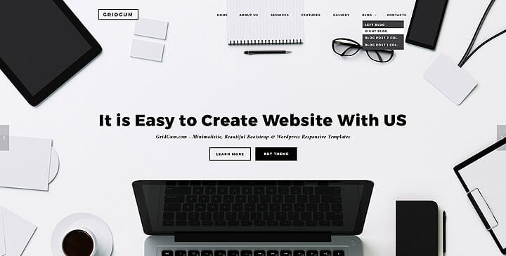 White label WordPress template