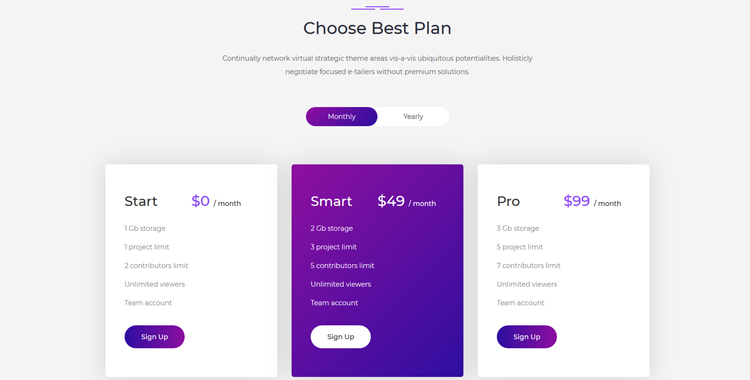 Apptrend landing website template