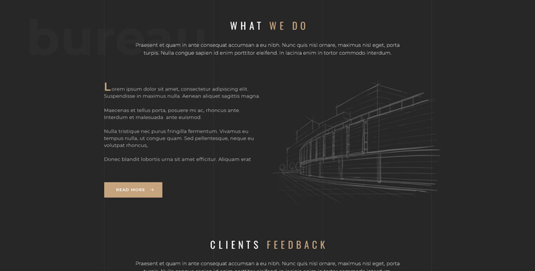 Architecture bootstrap 4