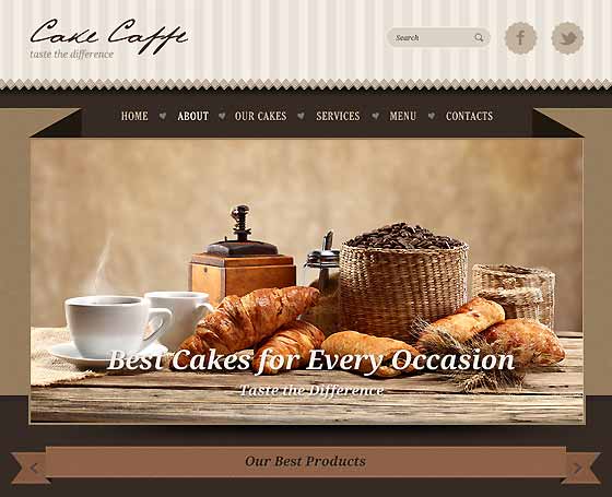 Cake Cafe - Free bootstrap template Cake Cafe - Free bootstrap template