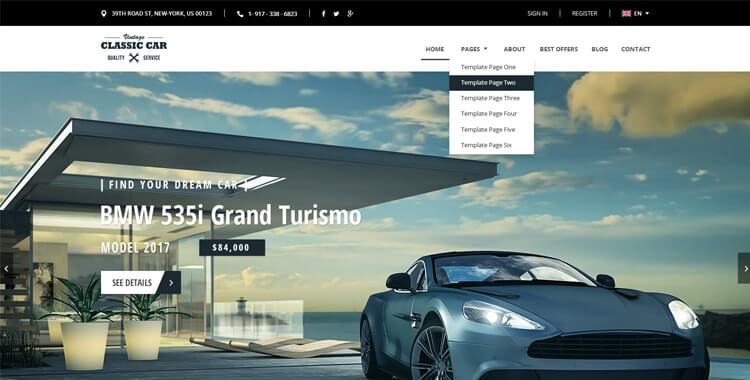 Car Marketplace Theme
