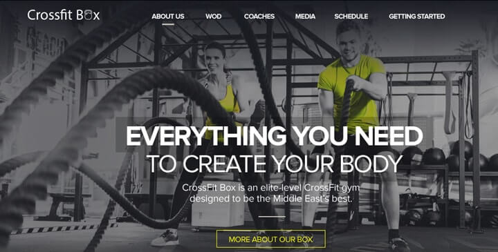 Gym - Responsive bootstrap theme