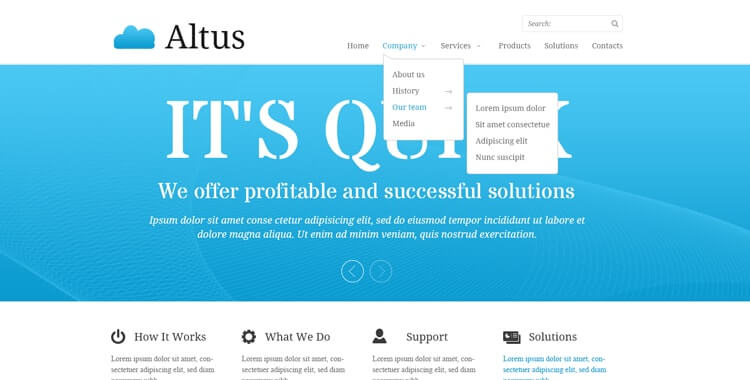 Free corporate bootstrap template