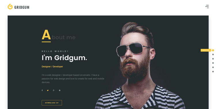 Freelancer Bootstrap template