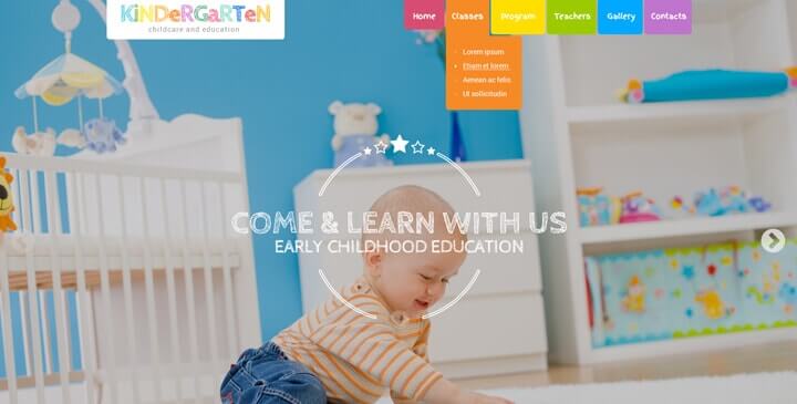 Kindergarten wordpress theme