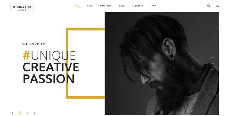 minimalist bootstrap template