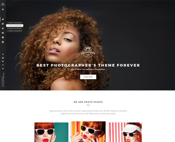 Photographer bootstrap template Photographer bootstrap template