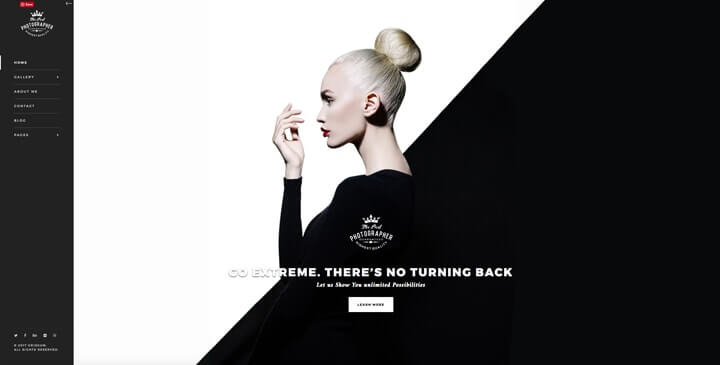 Photography bootstrap theme