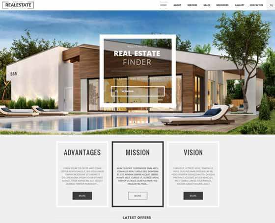 Real Estate - Free Bootstrap Theme