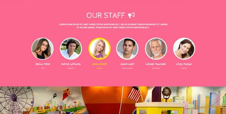 Kindergarten template