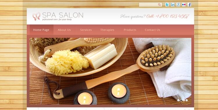 SPA salon Free bootstrap