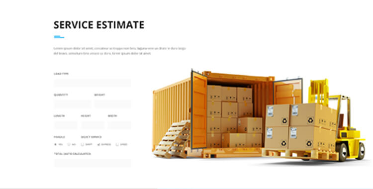 Logistic WordPress Template