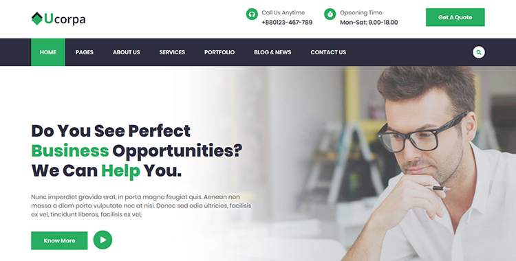 Ucorpa Multipurpose Template