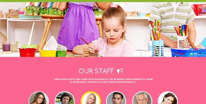 Kindergarten wordpress template