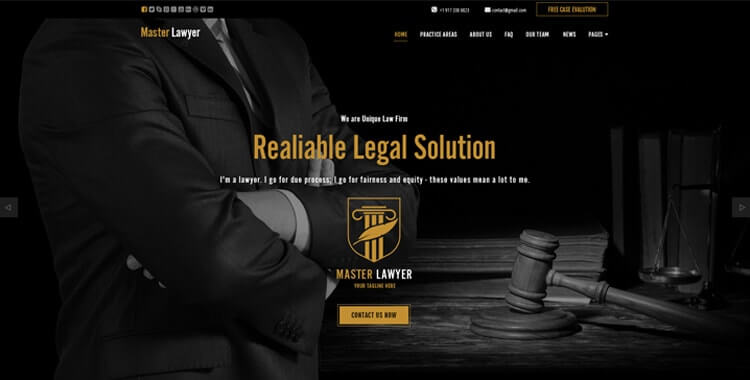 WordPress Lawyer Theme
