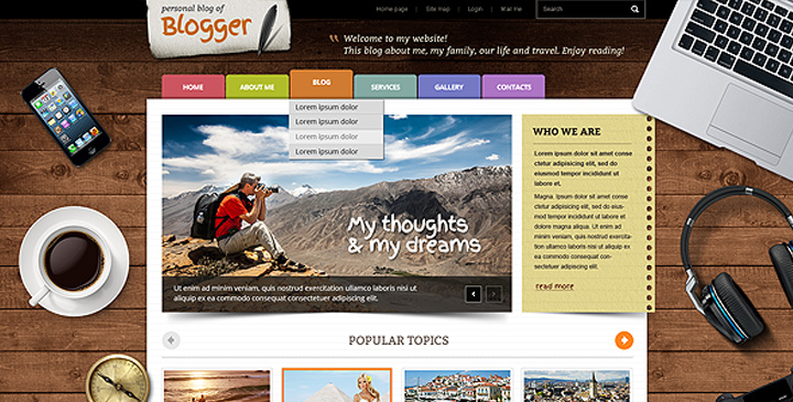 Free blogger theme