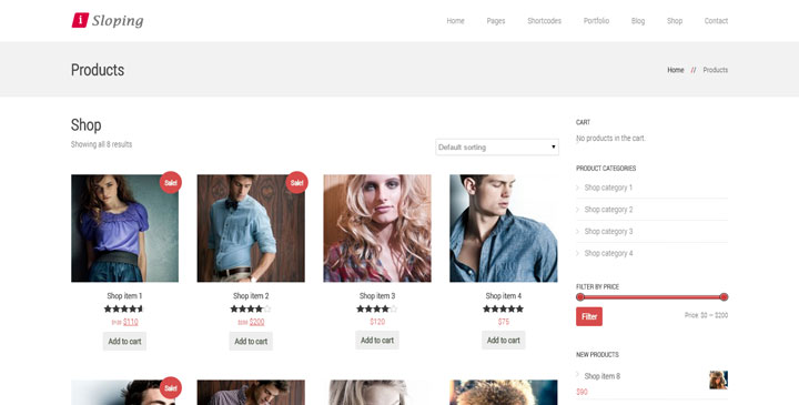 iSloping u2013 WordPress Template