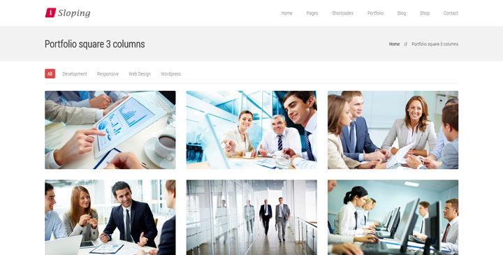iSloping u2013 Multipurpose WordPress Template