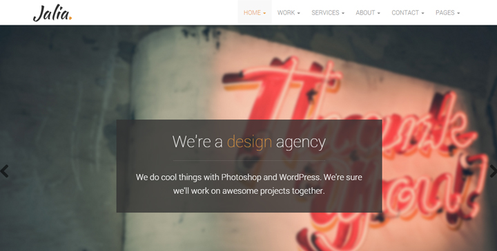 Jalia - Big Business Bootstrap Template