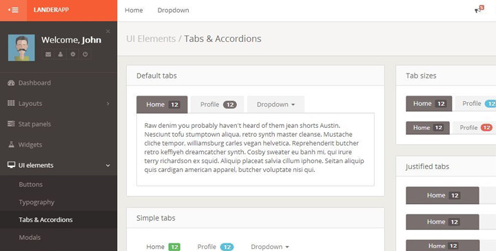 LanderApp - Responsive WebApp & Admin