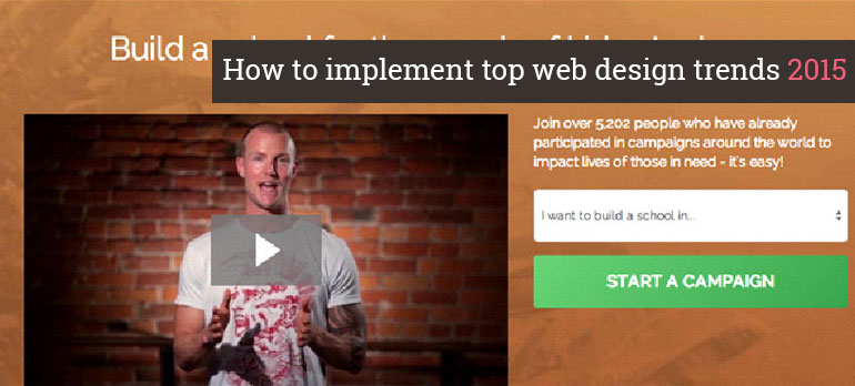 web design trends 2015