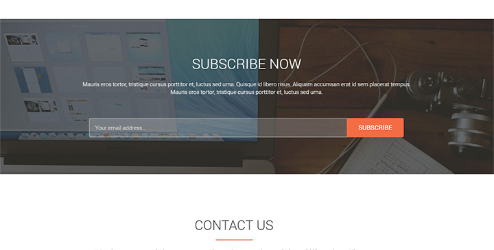 Elegant - Bootstrap Coming Soon Theme