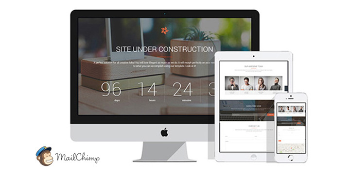 Elegant - Responsive Coming Soon Theme