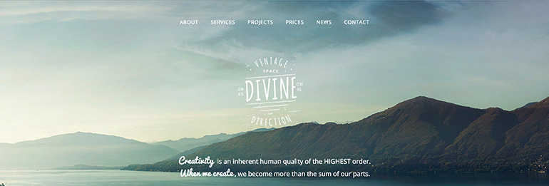 Modern-Vintage-one-page-bootstrap-theme