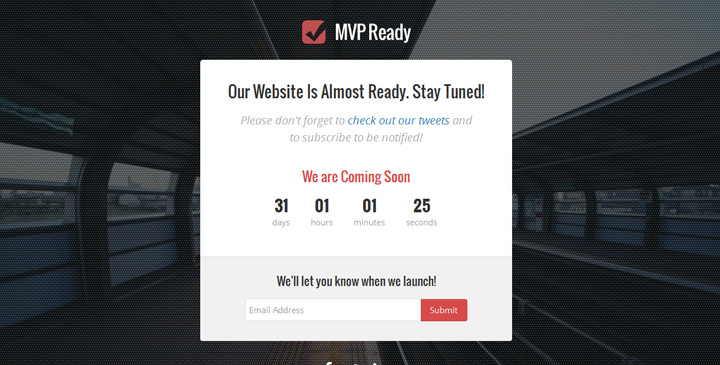 MVP Ready - Admin Template