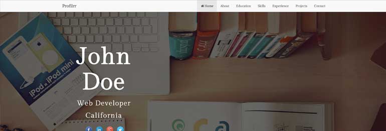 single-page-wordpress-theme