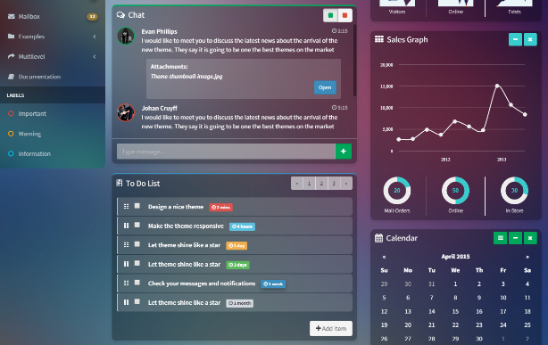 Patron - Responsive Admin Dashboard Theme