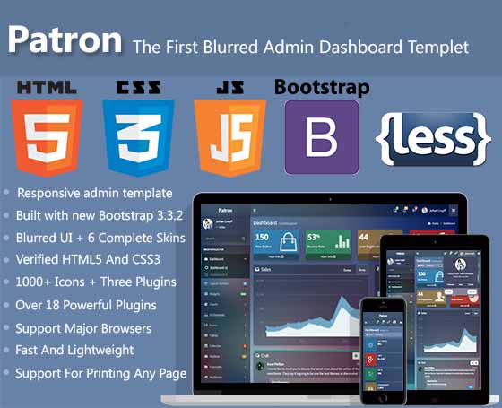 Patron - Responsive Admin Dashboard Patron - Responsive Admin Dashboard