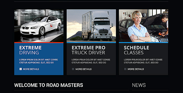 Driving school theme