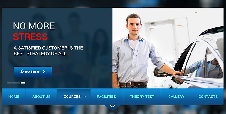 Driving school templates