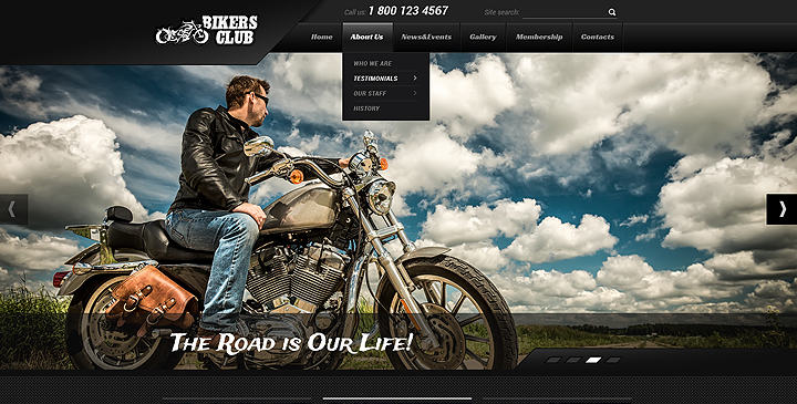 bikers club template