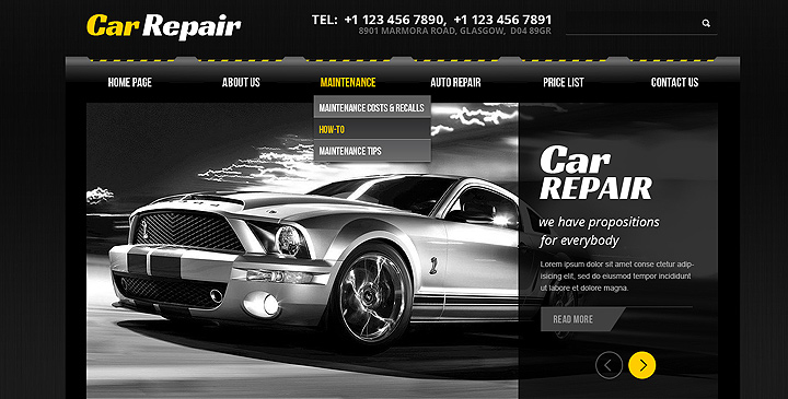 car service template