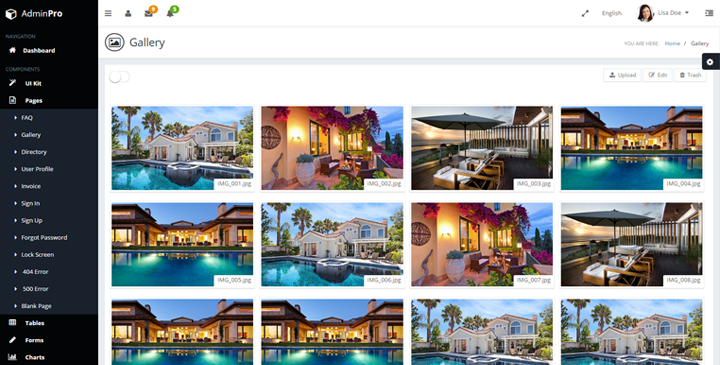 AdminPro - Responsive AngularJs Admin Template