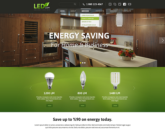 Energy Saving - Bootstrap Template Energy Saving - Bootstrap Template