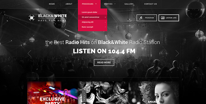 Radio Wordpress theme