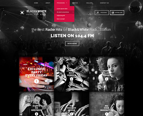 Radio Online - Wordpress theme