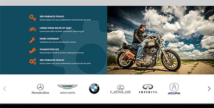 Biker Bootstrap responsive template