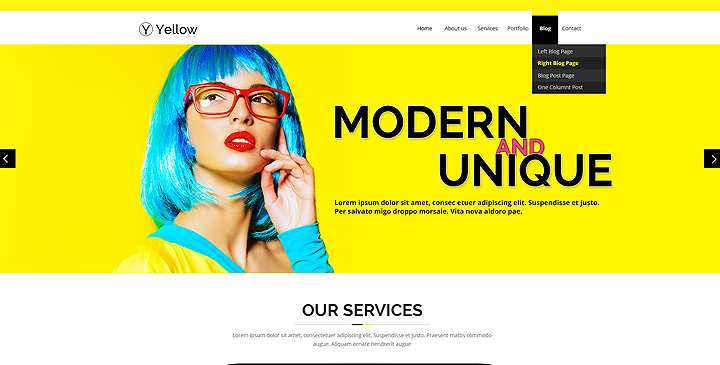 Color - Multipurpose HTML Bootstrap Website Template