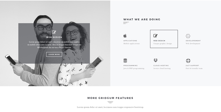 Black label bootstrap theme